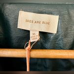 VICI NWT Skies Are Blue Faux Leather Biker Leather Jacket Jade Green Size XL Photo 12