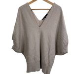White House | Black Market V-Neck Dolman Sweater in Biscotti Size L NWT Photo 1