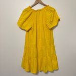J.Crew  Ruffle Trim Tiered Dress size small yellow Photo 4