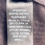 Vocal  Black Knit Hoodie Black & Gunmetal Tone Rhinestones Photo 13