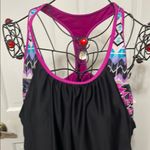 ZeroXposur 🧘‍♀️🧘‍♀️🧘‍♀️3 for 12$🧘‍♀️🧘‍♀️🧘‍♀️Women's Black and Purple Athletic Tank/Swim Top Photo 1
