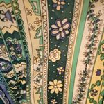 Vintage 60s 70s Miss Bernie’s Kaftan Sage Green Floral Bow print grandmacore Size undefined Photo 7