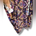 Black Bead Bohemian Floral Kimono with crochet Trim Photo 2