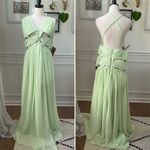 Light In The Box NWT  Lime Green Formal Gown Dress Cut Out Waist 26W 3X Photo 1