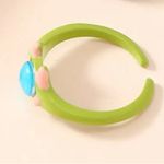 Cute Quirky‎ Green Monster Design Cuff Ring Gothic Punk Style Photo 6