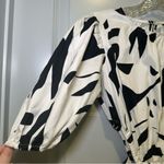 INC NWT I.N.C White/Black Print Scoop Neck Cutout Midi Dress Size S Photo 6