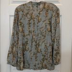 Peruvian Connection  Floral Pleated Blouse Size Small Photo 2