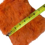 wilson's leather Wilson Leather: Maxima Small Rabbit Fur Crossbody Purse in Orange Photo 10