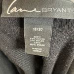 Lane Bryant black lace detail knit sweater top size 18/20 Photo 3