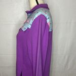 Simply Southern  Whale Print 1/4 Zip Purple Pullover Sweatshirt Jacket Sz S Photo 5