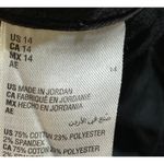 Charter Club Lexington Straight Jeans  Black Jeans Size 14 Slightly Faded Photo 4