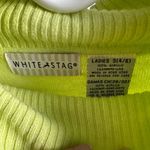 White Stag Lime Green Cowl Neck Sweater Photo 2