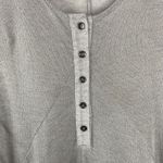 RONEN CHEN Sz 1 US 6 Knit Tunic Asymmetrical Dress Lightweight Gray Short Sleeve Photo 4