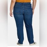 Terra & Sky Womens Jeans Size 26W High Rise Straight Leg Med Wash Distressed New Photo 4