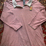 Disney Vintage 90s  Womens 22W 24W Winnie the Pooh Long Sleeve Polo Shirt Photo 0