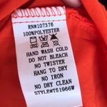 Available by Angela Fashion Orange Sleeveless Tank Top Photo 4