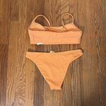 ANDIE  Bikini Set Maui Top Cheeky Bottom size‎ Small Papaya Orange NWT/NWOT Photo 4