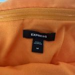 EXPRESS  Vibrant Orange Strapless Dress Photo 2