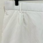 ZARA White High Rise Linen Blend Pleated Bermuda Shorts Size XXL Photo 2