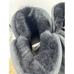 Kirkland Signature Kirkland Women's Shearling Scalloped Edge Suede Boot Booties Black NEW Size 7 Photo 5