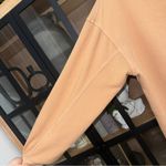 Aerie  oversized pullover slouchy raw hem beige tan sienna sweatshirt terry crew Photo 4