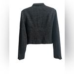 Vivienne Tam  Ladies Black Shimmery Glitter Cropped Blazer Size Medium Photo 3