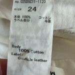 Moussy Vintage Odessa Straight Leg White Jeans Pants Raw Hem Size 24 Women's Photo 14