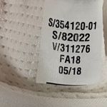 Athleta  Zone Bra White Powervita Fabric Strappy Back Removable Cups Size Medium Photo 7