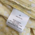 Gypsy  & Jade Women’s Med Tiered Maxi Yellow Floral Print Spaghetti Strap Dress Photo 10