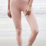 Free People Movement Genesis High Rise Scallop Light Pink Active 7/8 Leggings M Photo 1