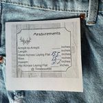 Wax Jean Y2K Wide Leg Distressed Shredded Light Blue High Waist Jeans Sz M Photo 9