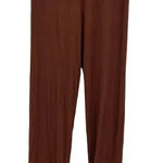 Reformation  Jeans Brown Ribbed Knit Tencel‎ Modal Jogger Pants Size Small Photo 0