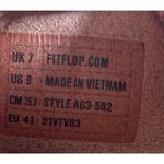 FitFlop  Women's LuLu Leather Toepost Thong sandals AD3-592 Light Tan US Women 8 Photo 8