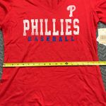 New Era Genuine Merchandise Women’s Red Phillies V Photo 5