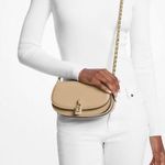 Michael Kors Mila Small Leather Shoulder Sling Bag - Deep Fuchsia NEW Photo 7