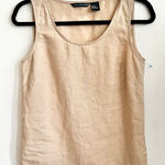 Saint Tropez West ‎ 100% Linen Tank Top Lightweight Summer Casual Boho Small Photo 0
