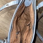 Anne Klein Blue Crocodile-Embossed Tote Bag Photo 12