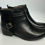 Rockport women’s black leather ankle boots‎ size 9.5 Photo 0