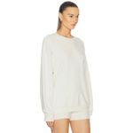 Eterne Oversized Crewneck Sweatshirt in Cream Large New Womens Pullover Photo 2