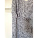 Adrianna Papell  Signature Lace Blouson Gown Light Purple Size 4 NEW Photo 6