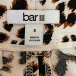 Bar III NEW  Animal Leopard Print Multicolor Tie Belt Paper bag Wide Leg Shorts 6 Photo 3