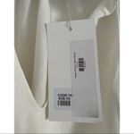 NWT Kasia White Linen Crochet Long Sleeve Tunic Cover Up Blouse XS Photo 4