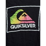 Quiksilver Quicksilver Black/Multi Crew Neck Short Sleeve‎ Logo Graphic T-Shirt Size Small Photo 5
