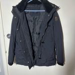 ZARA  Black Toggle Jacket with Fur Collar Photo 8