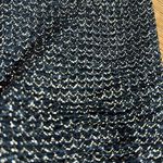 XS Black/Gold Knot Front Shrug with Rippled Material Very Light Weight Black Photo 8