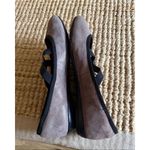 Söfft Shimmer Taupe Suede Mary Jane Flats Women’s Size 9M Leather Tan Photo 5