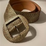 Reptile’s House Milano Women Vintage Gold Genuine Python Leather Belt Photo 1