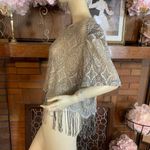 VINTAGE 1980'S SHARADE GOLD & BLACK OPEN KNIT CROPPED OVER Photo 7