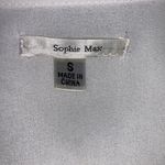 Sophie Max white/green embroidered blouse size Small Photo 6