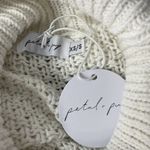 Petal and Pup White Sharpy Knit Sweater Photo 5